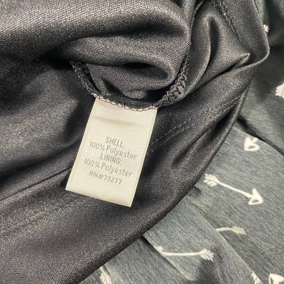 LC Lauren Conrad Date Night Skirt Arrow Hearts Print NEW NWT SZ L - Picture 5 of 6